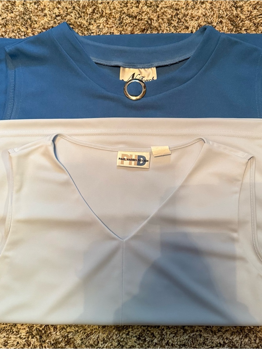 Paul Harris Design and N Touch Sleeveless Tops Bundle/Size Large